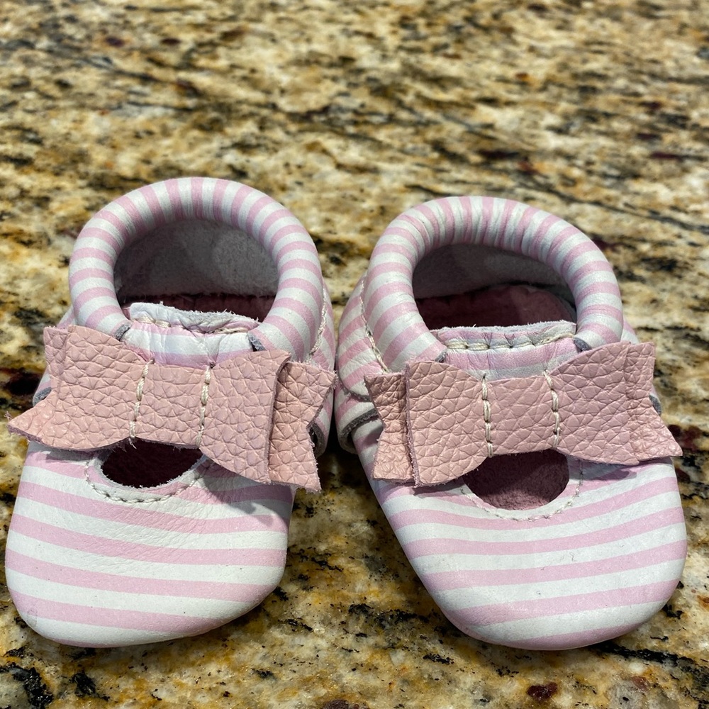 Striped Crib Freshly Picked Moccasins